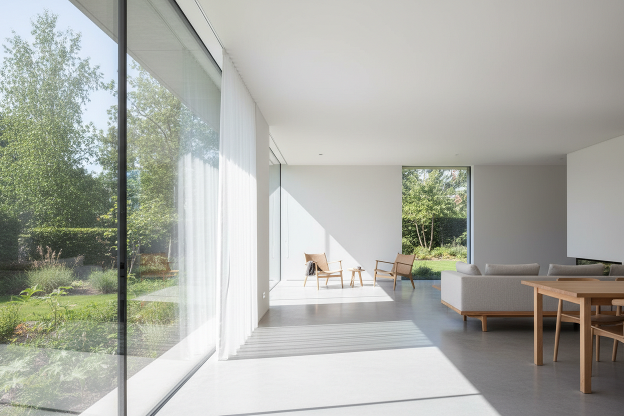 Moderne Werkstoffe eröffnen neue Dimensionen für anspruchsvolles Wohnen.