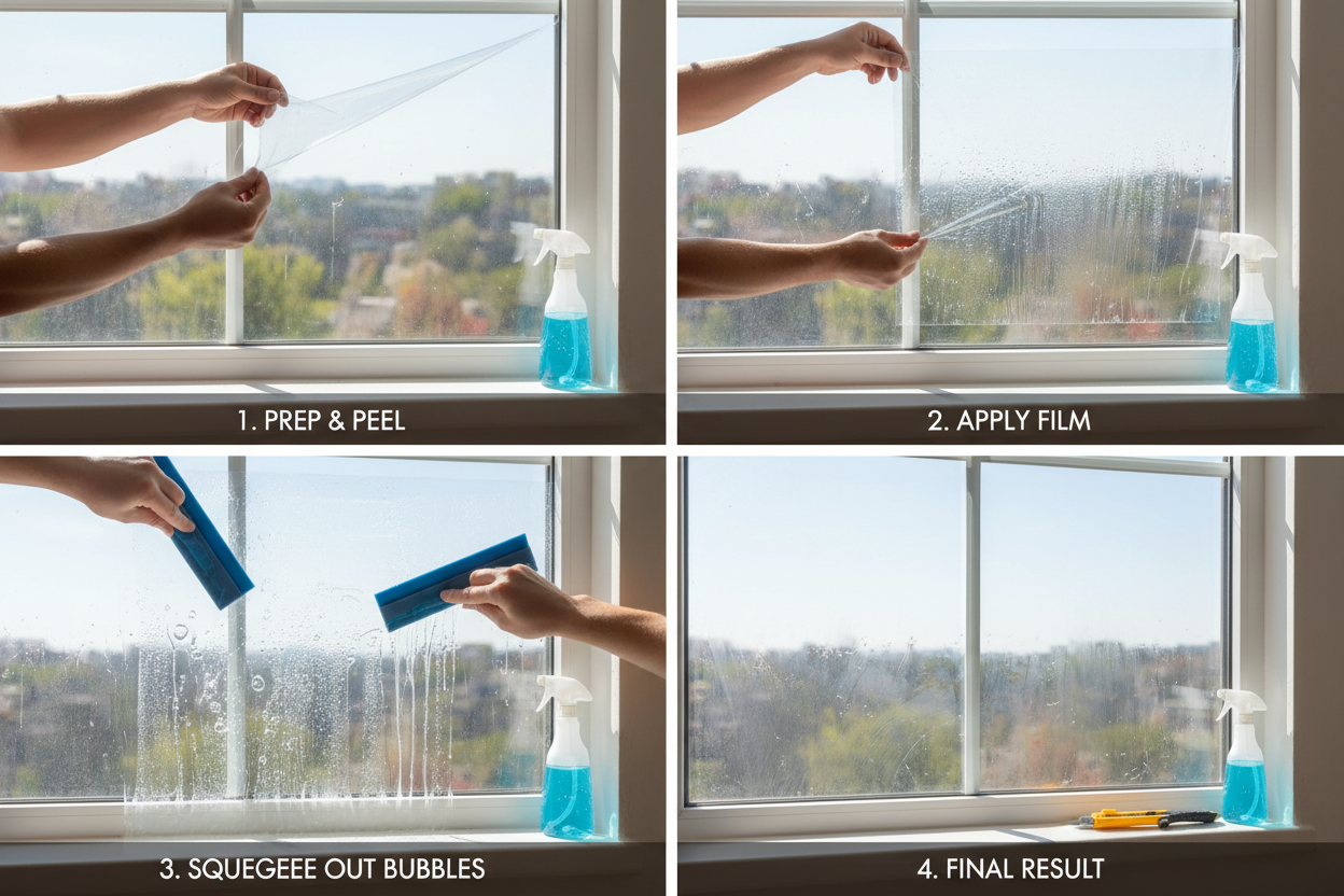 Ruhe und Lichtkomfort durch Fensterfolien – Entdecken Sie die Wirkung von Frost Pearl