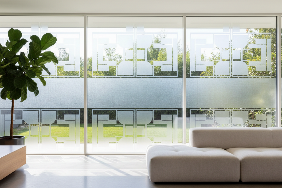 MARAPON Fensterfolien für bodentiefe Fenster – Sichtschutz und Design für moderne Räume