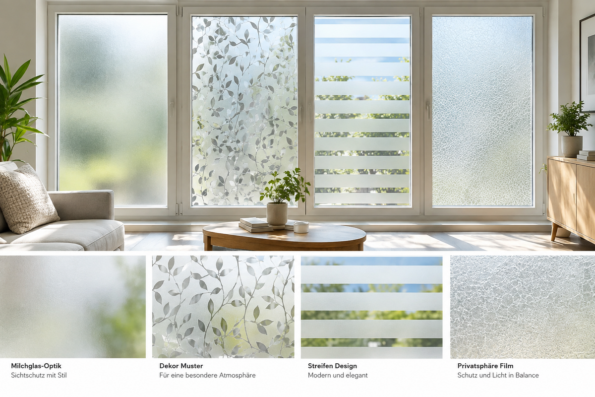 MARAPON Fensterfolien für Balkonverglasungen – Sichtschutz und Sonnenschutz für mehr Privatsphäre