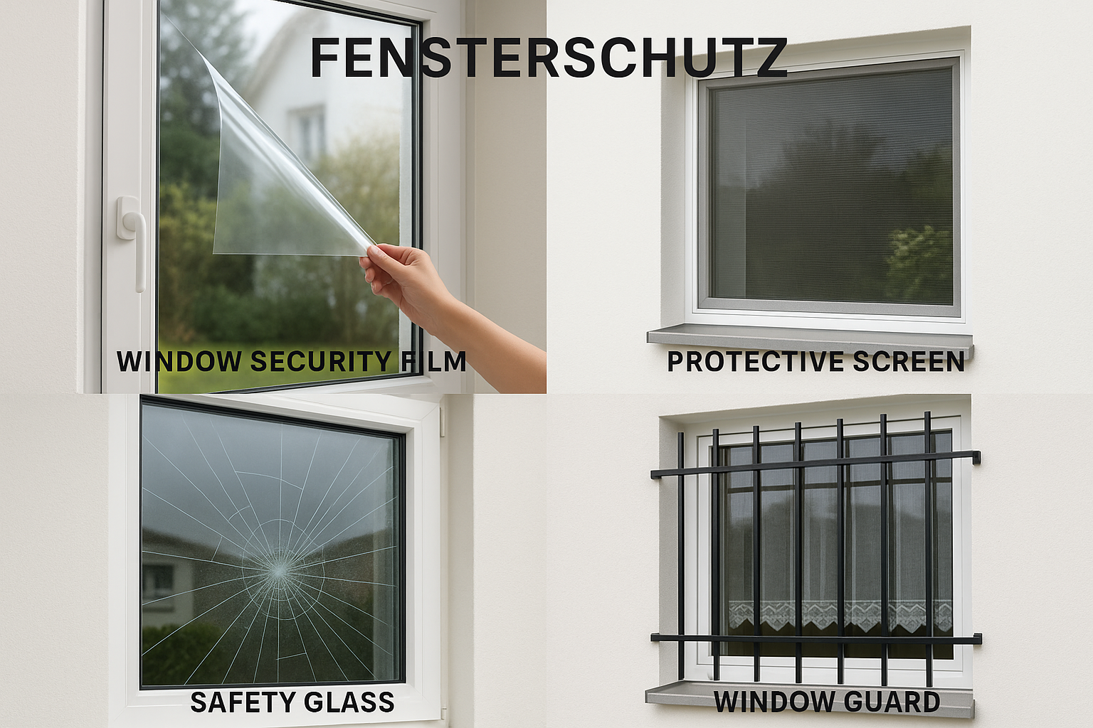 Wie sicher sind Ihre Fenster? Fensterfolien für mehr Schutz und Stabilität