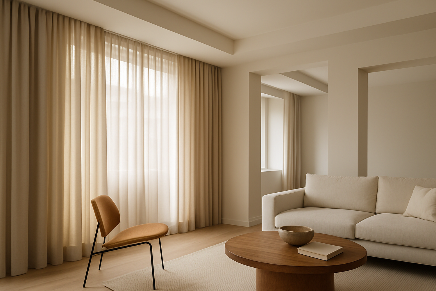 Raumgestaltung mit Gardinen – Praktische Ideen für moderne Wohnkonzepte