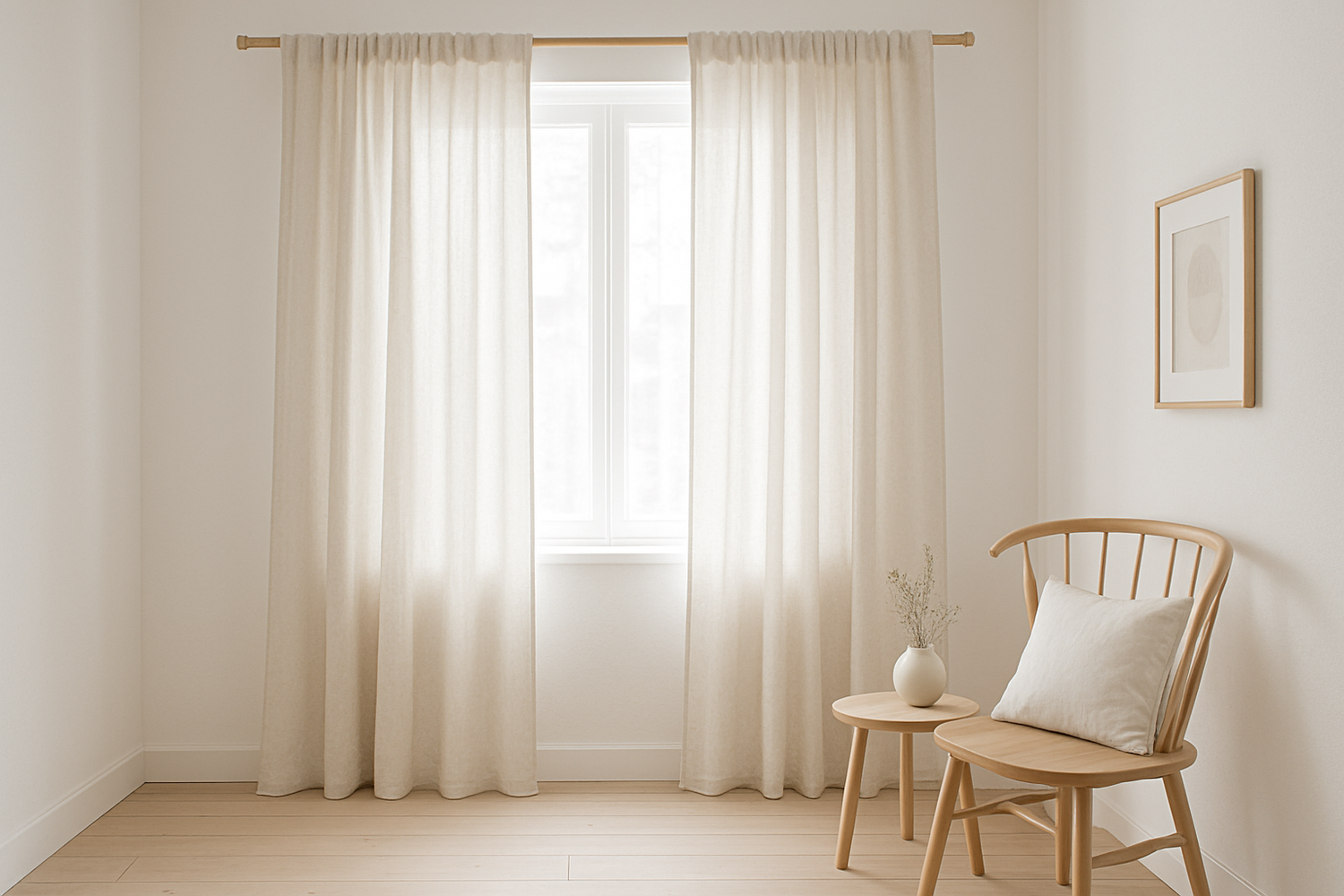 Gardinen im Skandi-Stil: Wie Sie Leichtigkeit und Natürlichkeit in Ihr Zuhause bringen