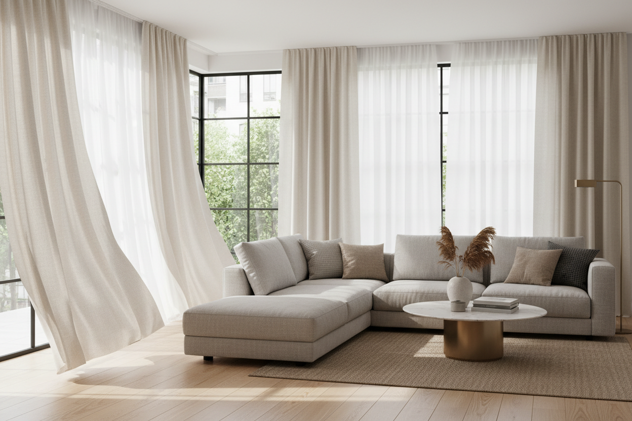 MARAPON – Gardinen für optimale Lichtregulierung und Privatsphäre im Wohnraum