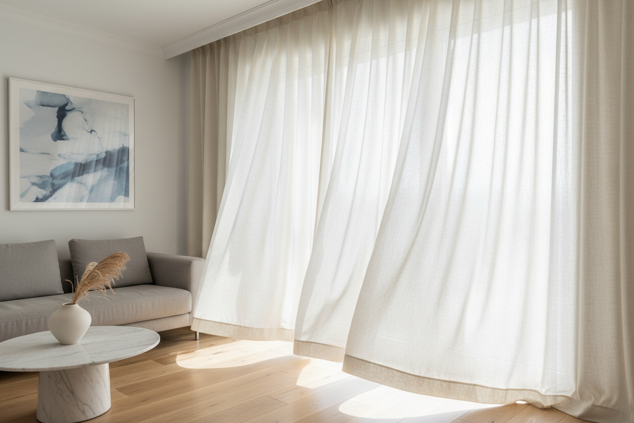Wie Gardinen das Licht steuern: So gestalten Sie Ihre Raumhelligkeit gezielt