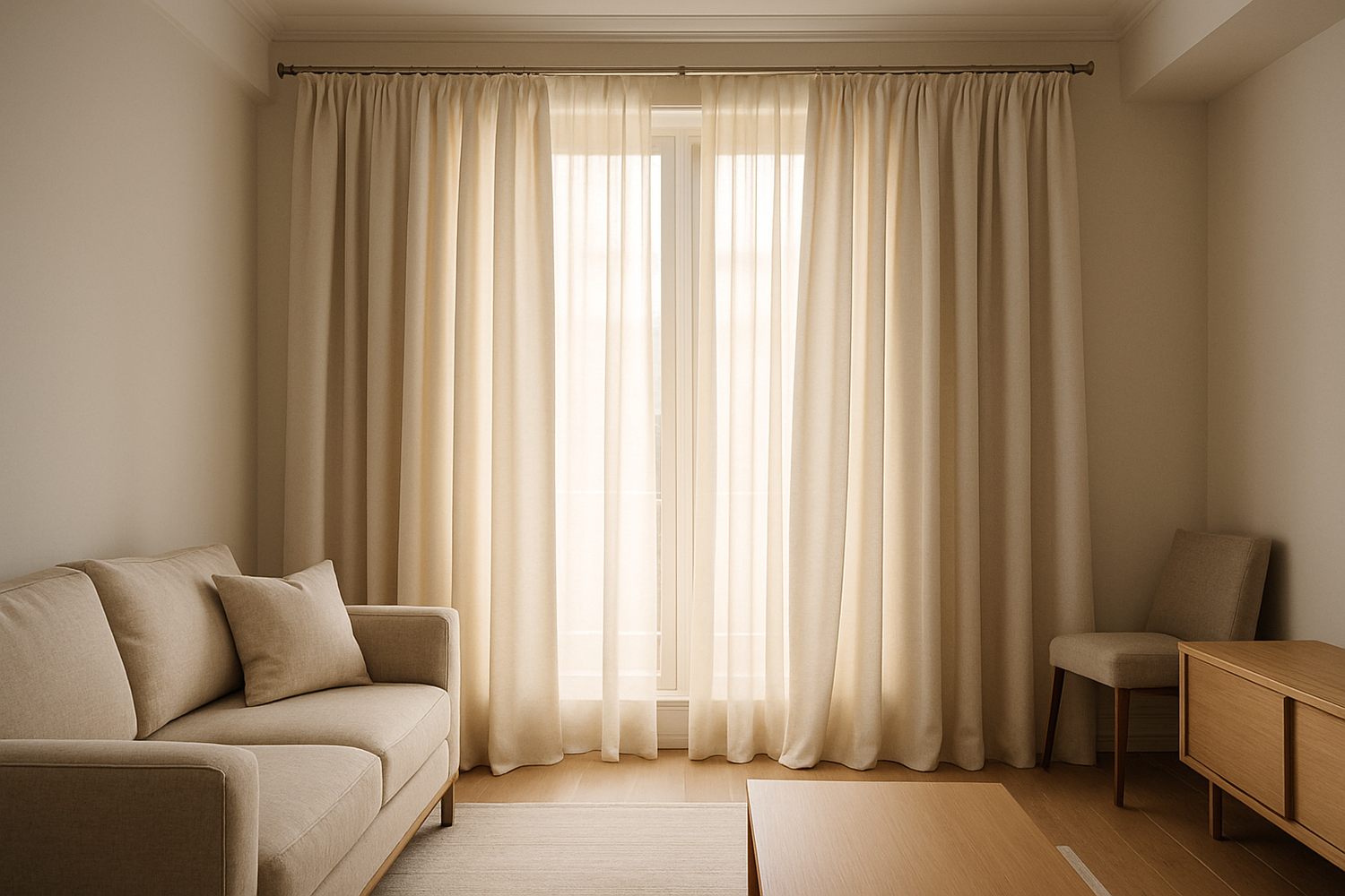 Offene Wohnkonzepte neu definiert – mit Gardinen als praktische Raumteiler