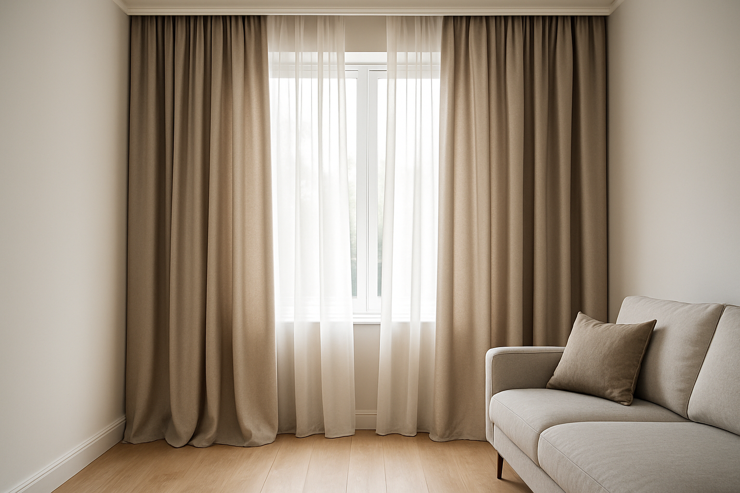 Gardinen richtig schichten: Ihr Weg zu anspruchsvollen Raumkonzepten