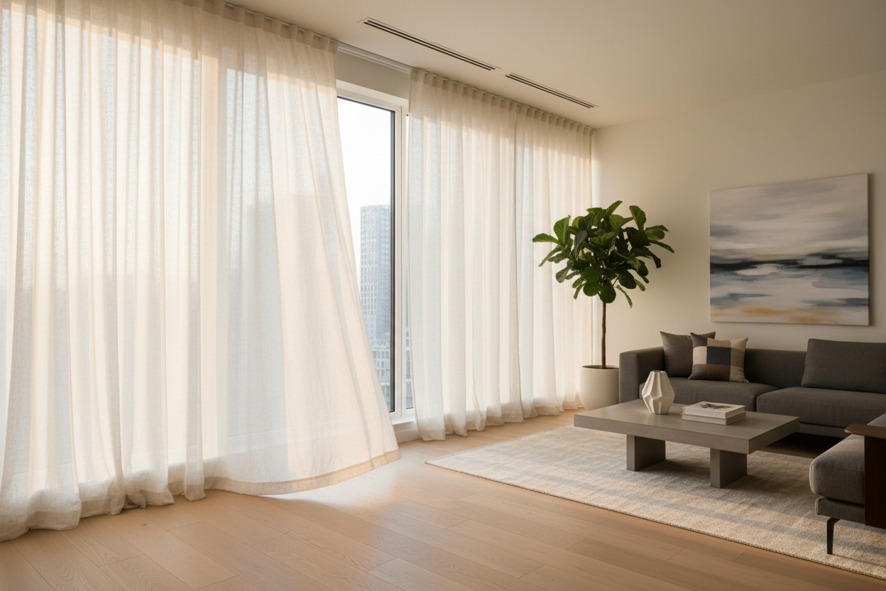 Gardinen gestalten Atmosphäre: Die Kraft der Stoffe für Ihr Zuhause