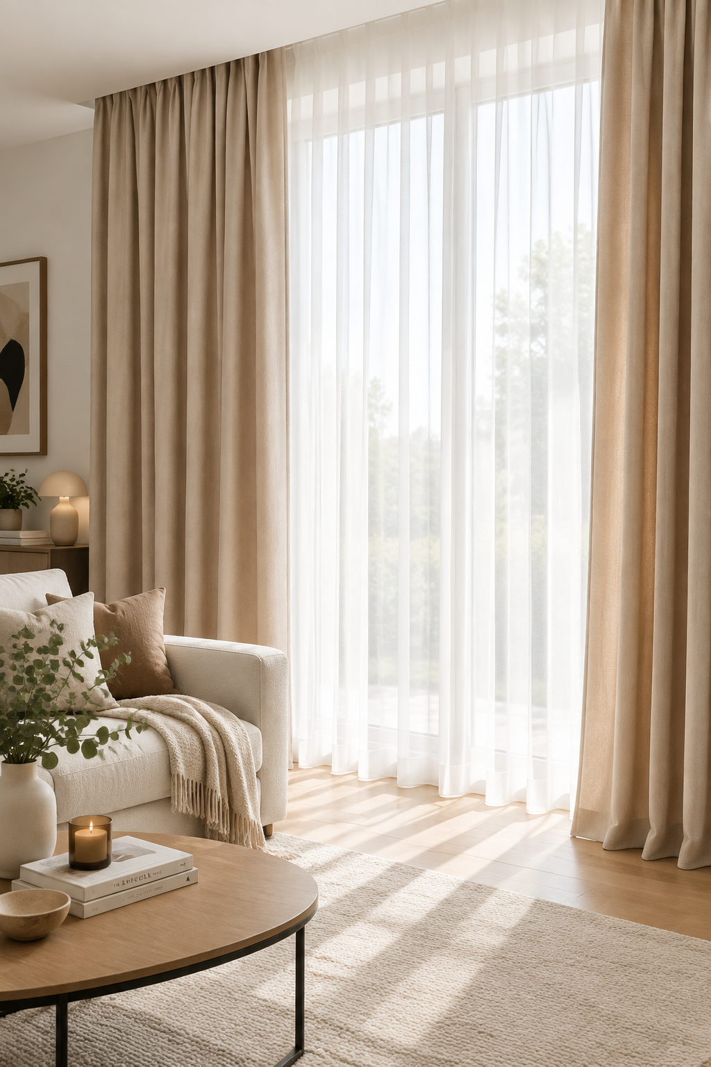 MARAPON Gardinen für große Fensterfronten – Raumgestaltung, Sichtschutz und Materialwahl