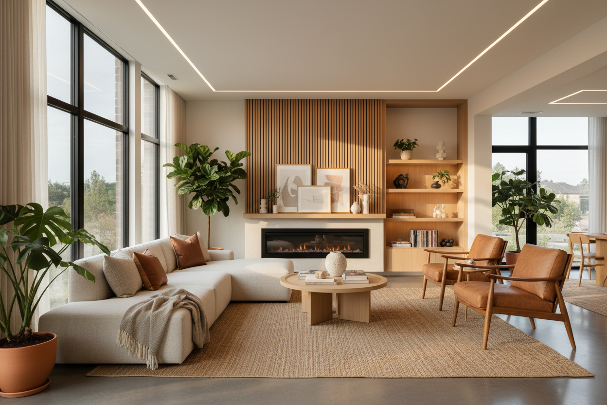 Wie der Pebble Grey Akzent Ihr Interior harmonisch verbindet