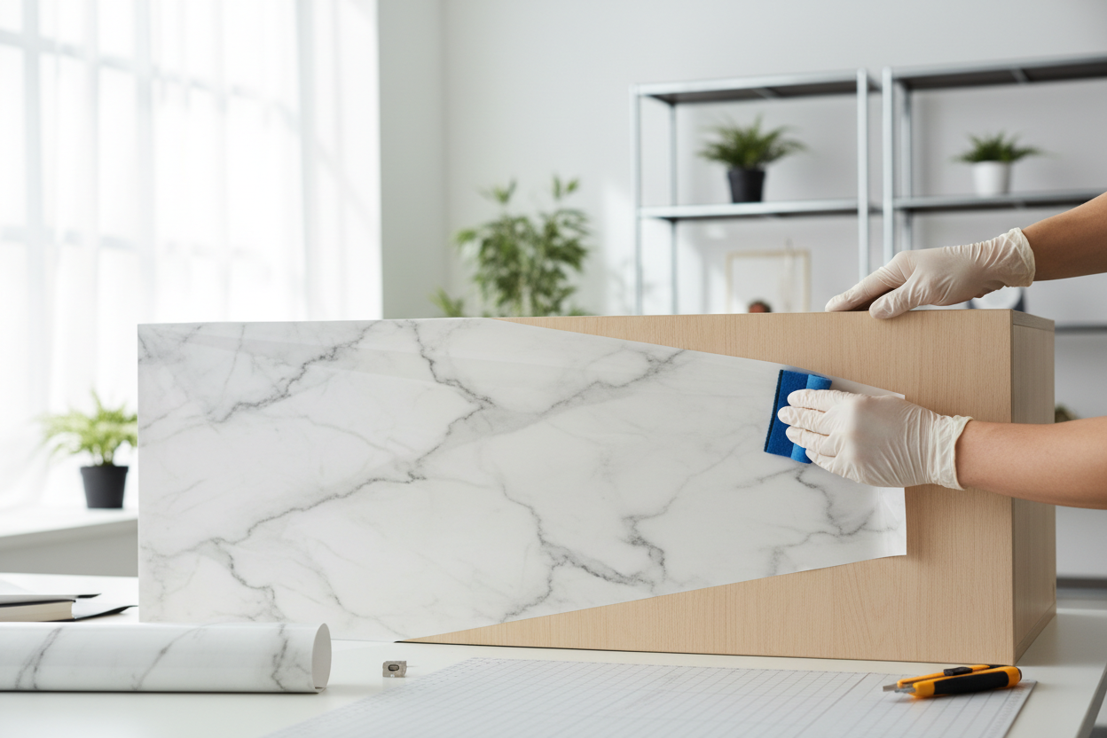 Möbelfolien für Sideboards und Kommoden: So schaffen Sie einen einheitlichen Look ohne Neu