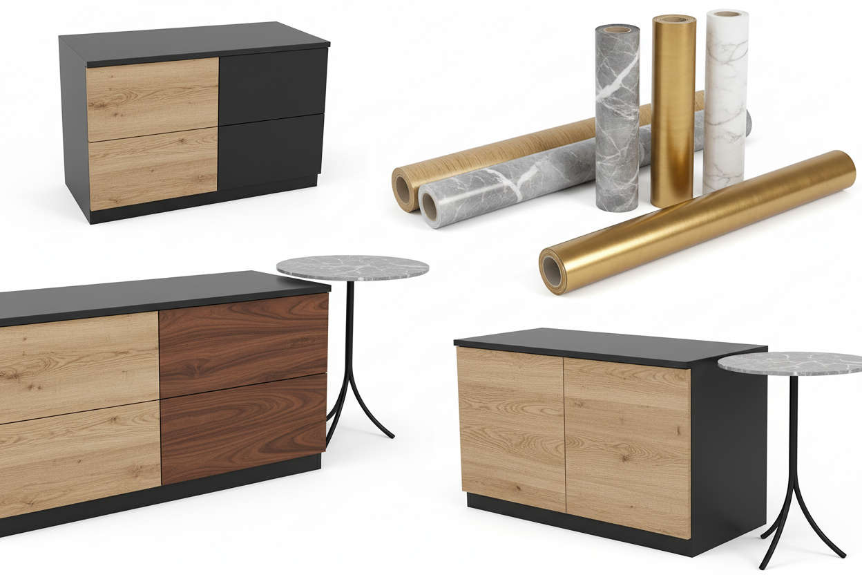 Möbelfolien als clevere Lösung für die nachhaltige Modernisierung Ihrer Möbel