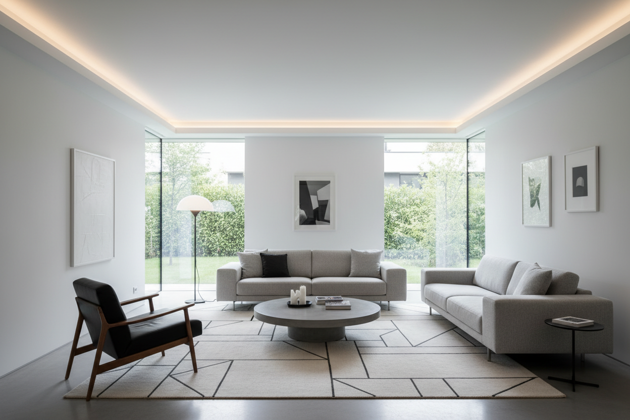 Räume in Szene setzen – Warum Licht, Farbe und Material Hand in Hand gehen sollten