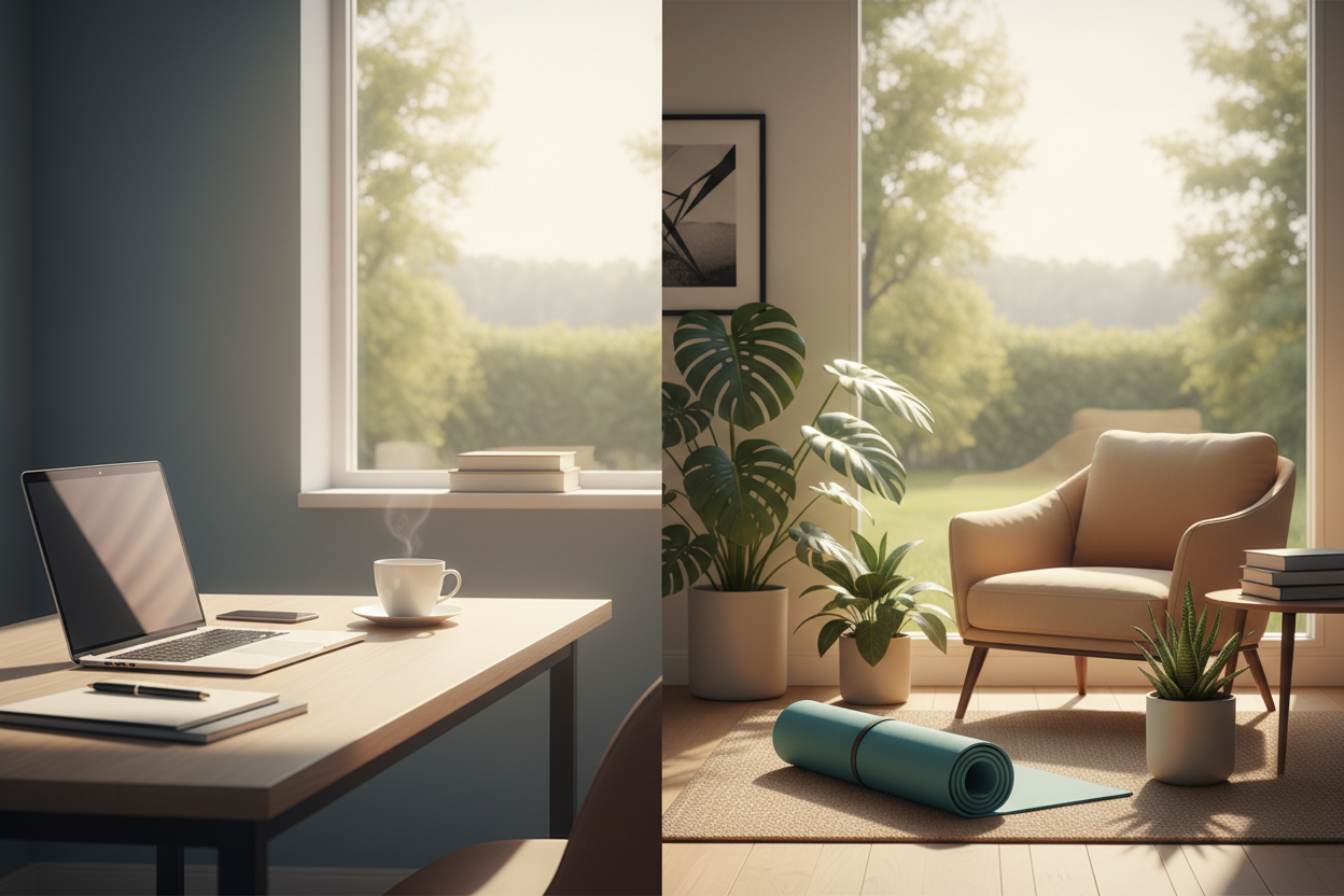 Klare Räume, klare Ziele: So verbessern Sie Ihre Work-Life-Balance