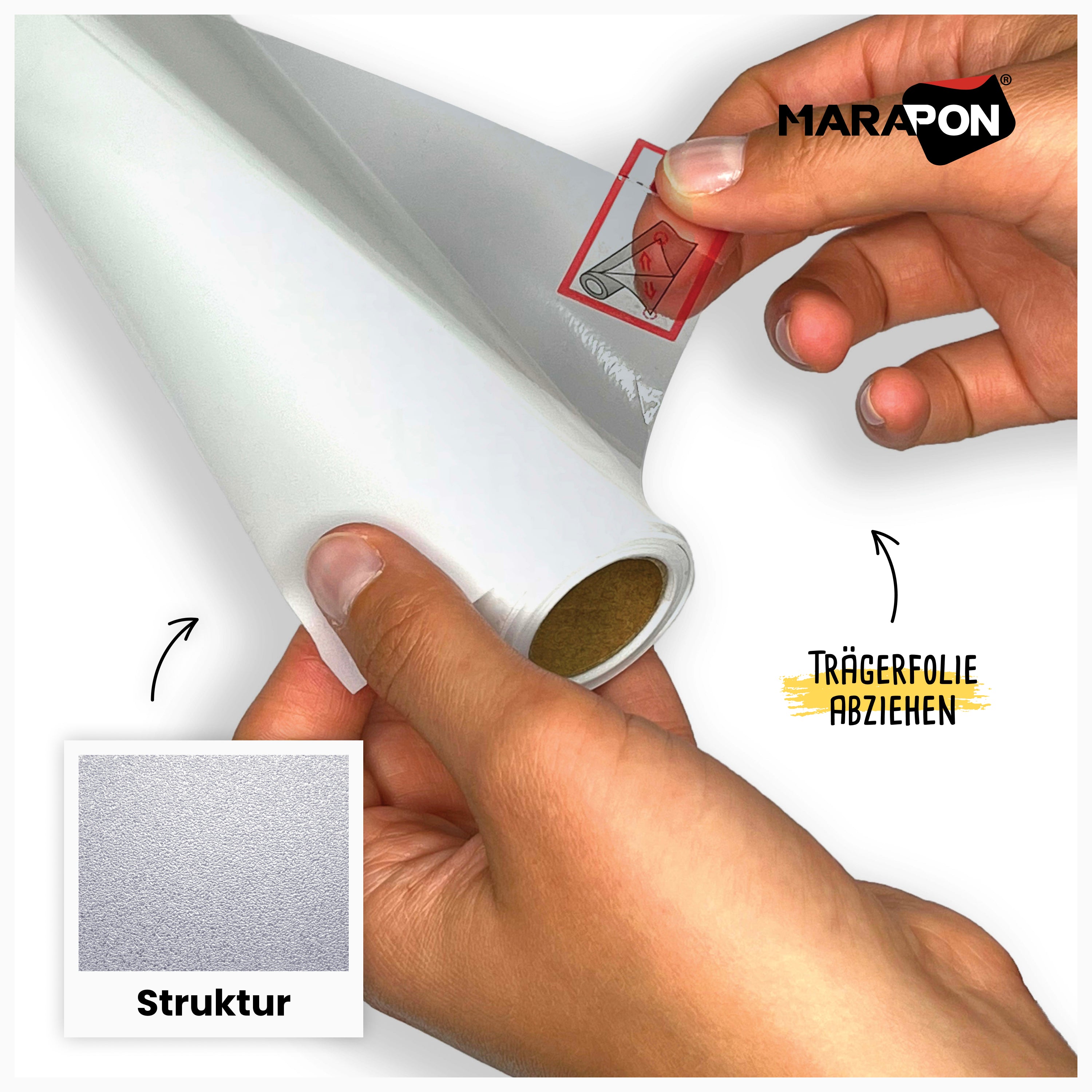 Fensterfolie Matt für Sichtschutz - selbstklebend außen und innen