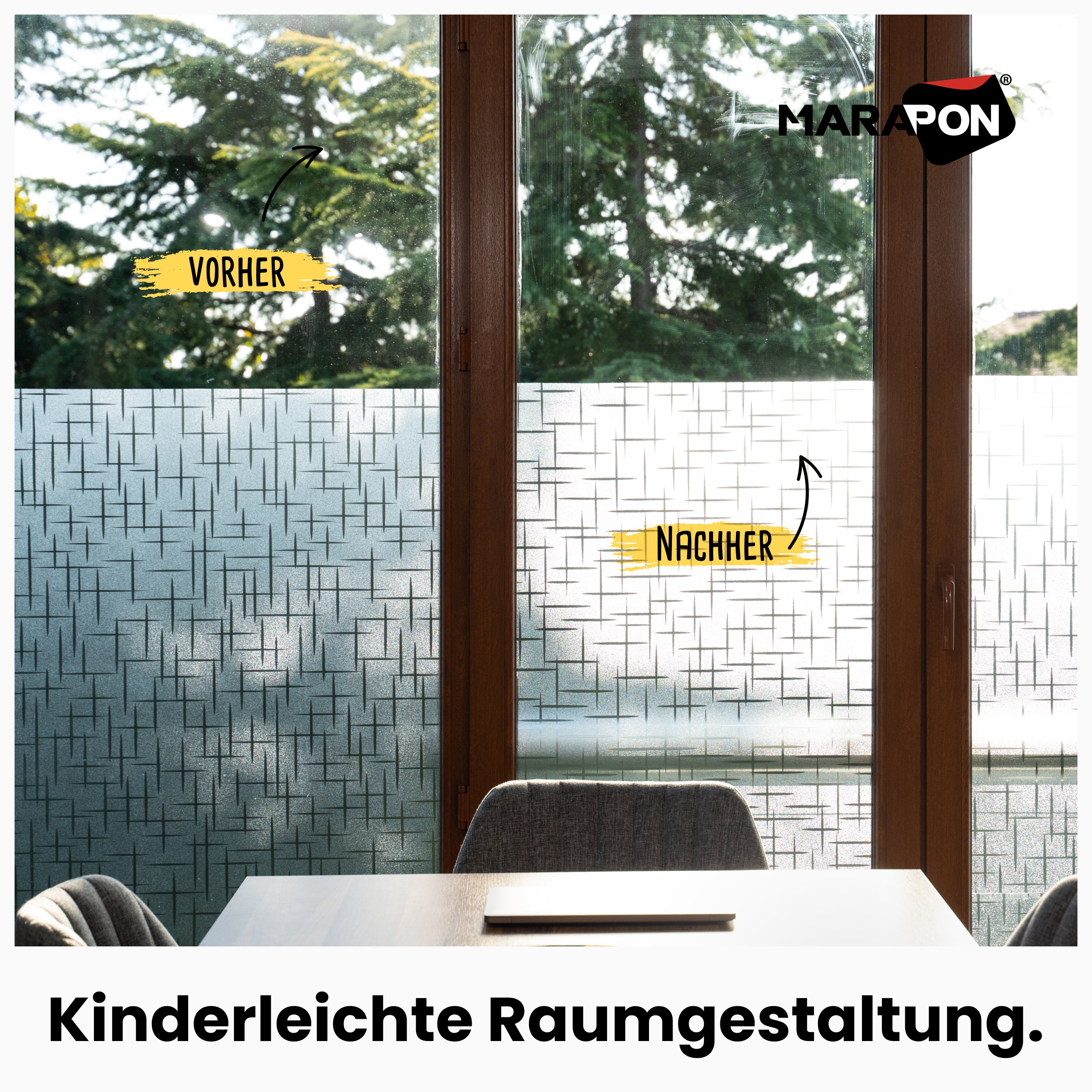 Sternenfolie matt für Fenster & Türen