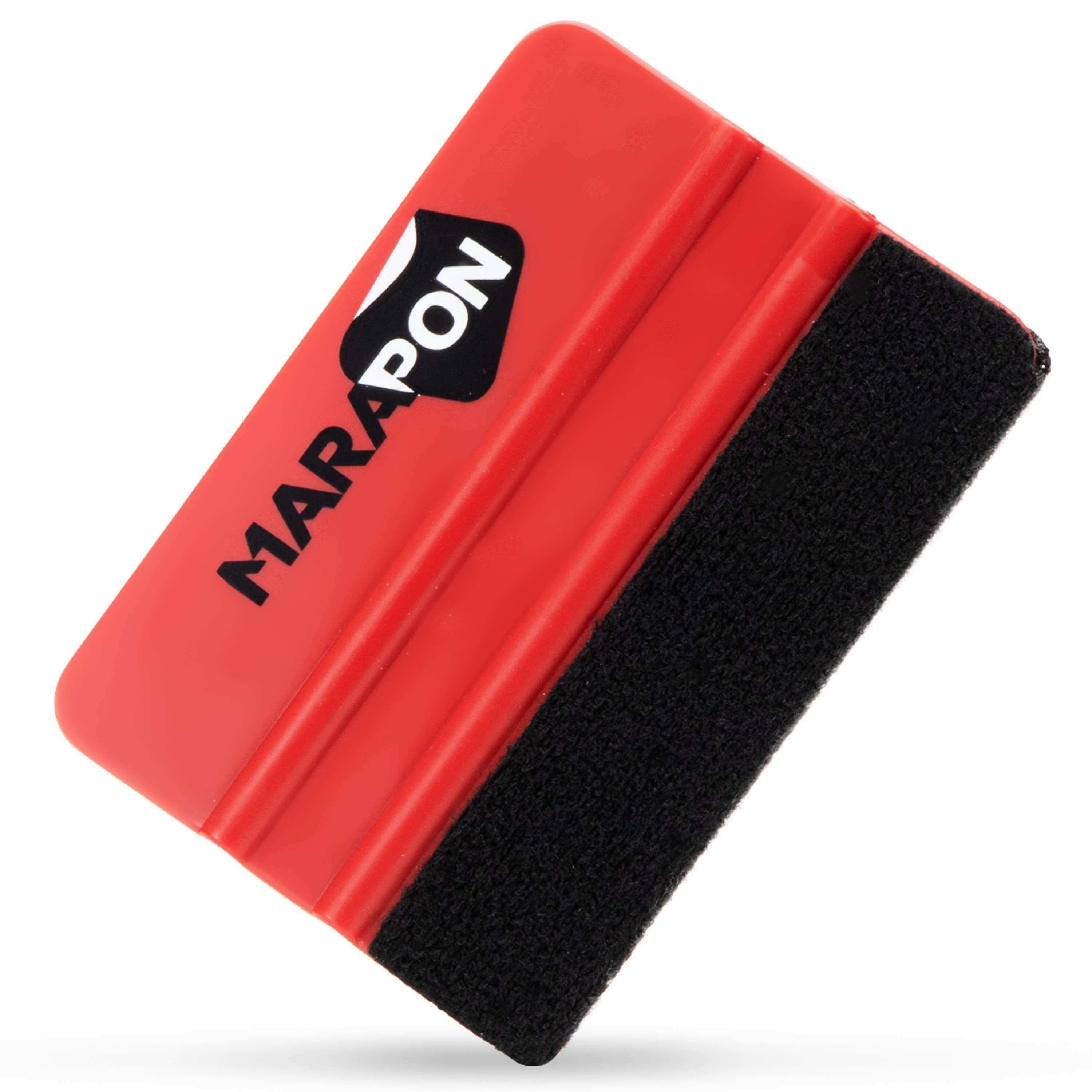 Rakel für Fensterfolien & Autofolien - Hochwertige Rakel mit schonendem Filzüberzug Zubehör MARAPON®