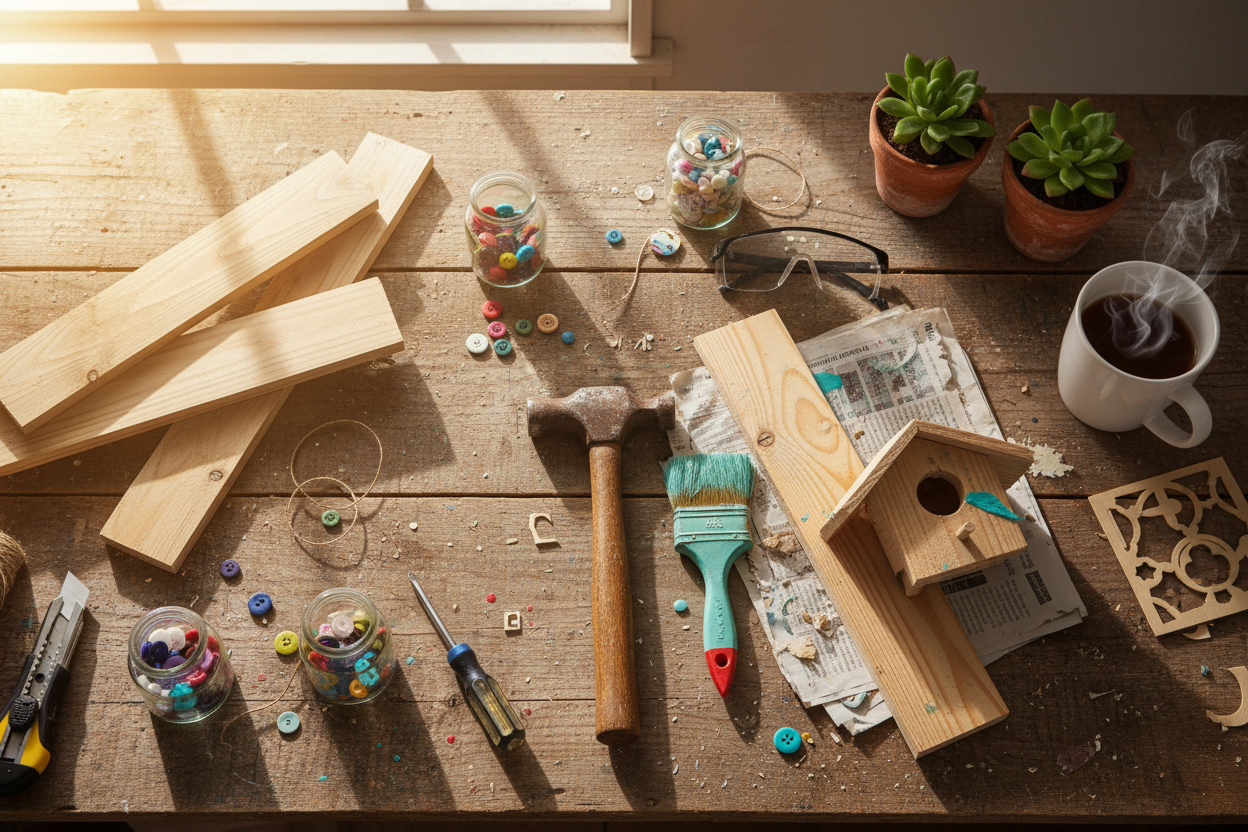 DIY-Ideen für kleine Wohnungen – Platz sparen & stilvoll einrichten