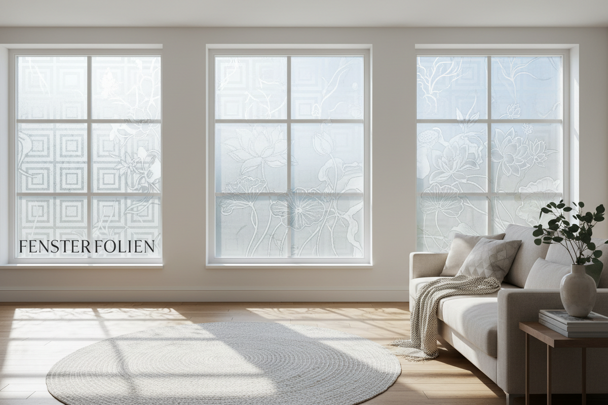 MARAPON Fensterfolien für Glastüren – Sichtschutz und Lichtdurchlass für stilvolle Raumlösungen