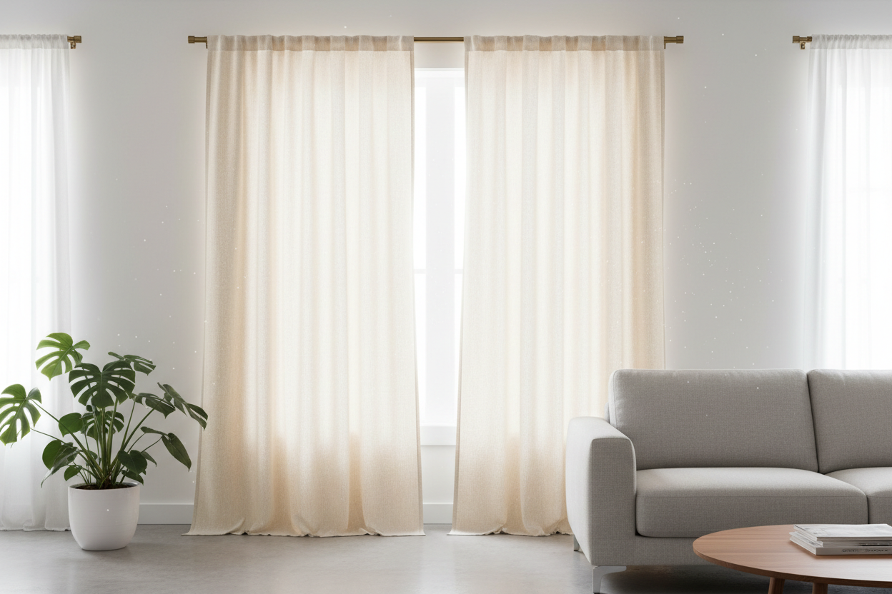 Welche Farben und Stoffe passen? Gardinen als Designelement richtig wählen