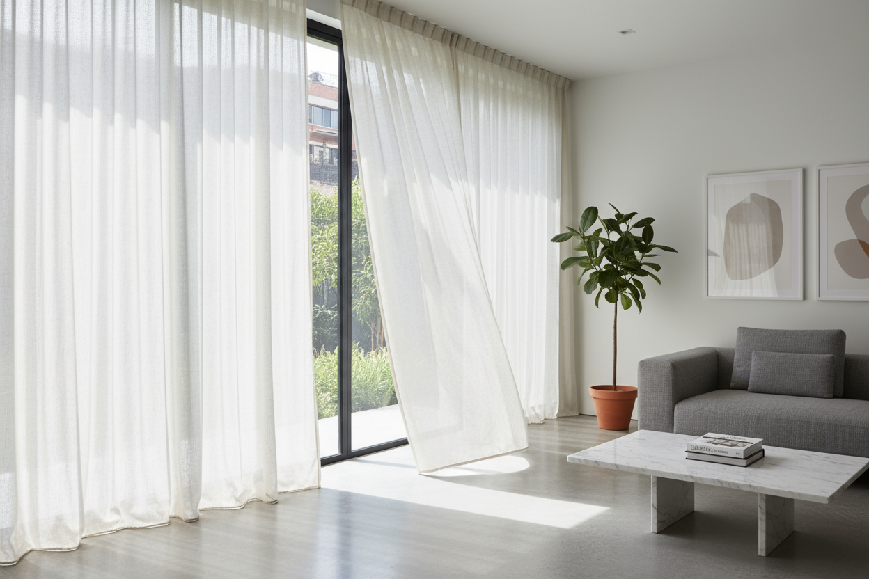 Sichtschutz und Stil vereint – Gardinen, die mehr können