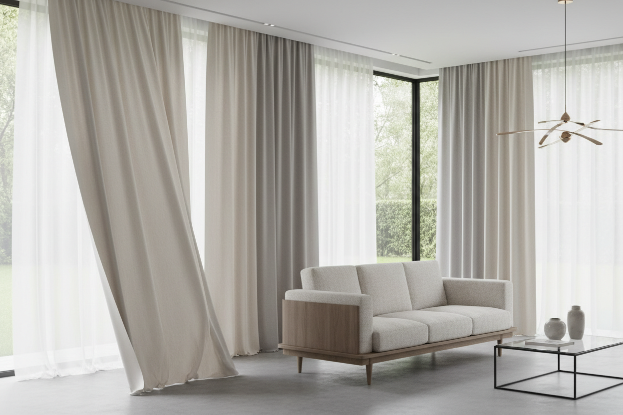 Gardinen richtig wählen – mehr Tiefe und Gemütlichkeit für Ihr Zuhause