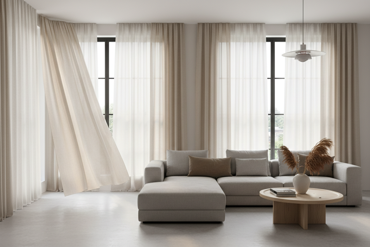 MARAPON – Gardinen für gezielte Lichtgestaltung und Atmosphäre im Wohnraum