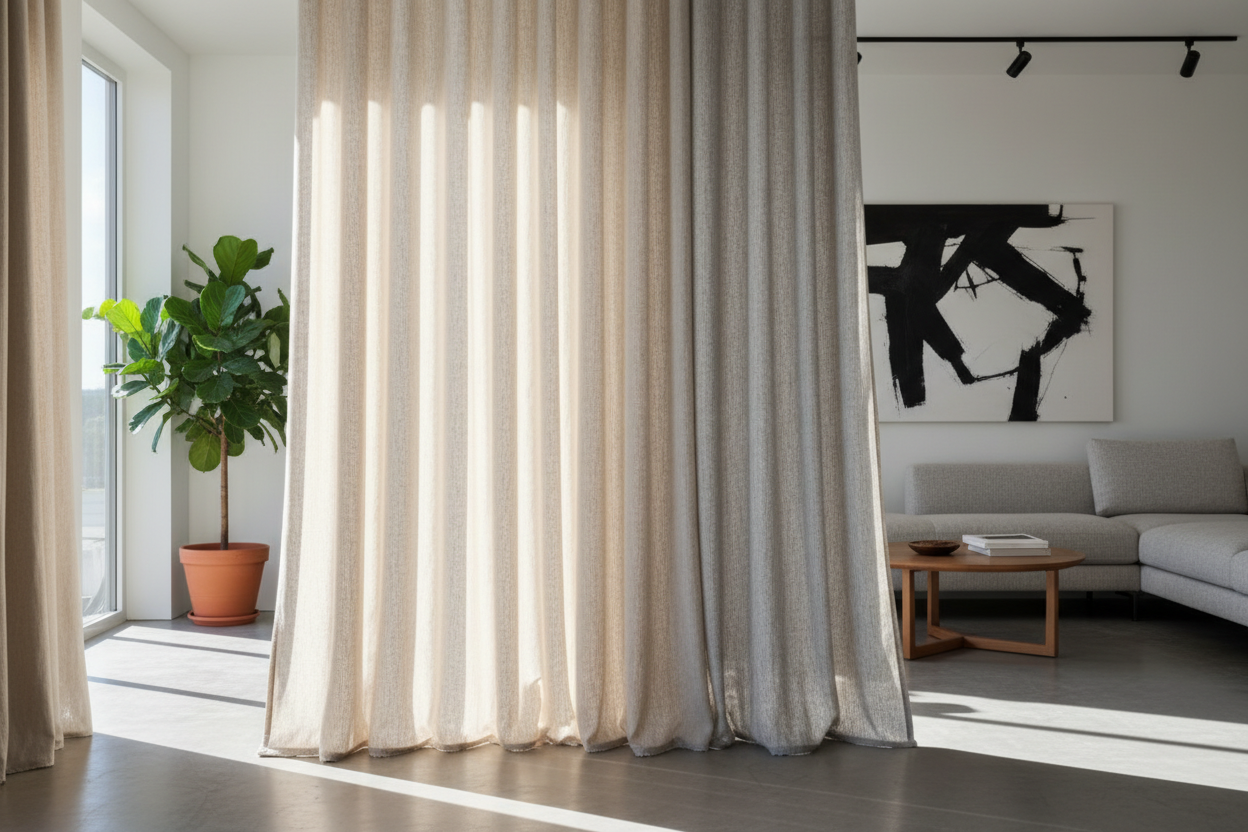 Gardinen und Licht: Wie Ihre Wahl den Raum verändert