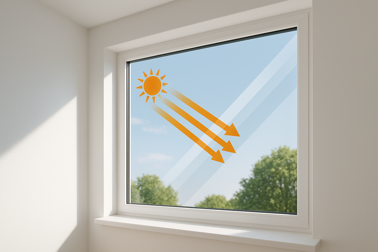 Hitzeschutz mit Fensterfolien – Schutz und Komfort für heiße Tage