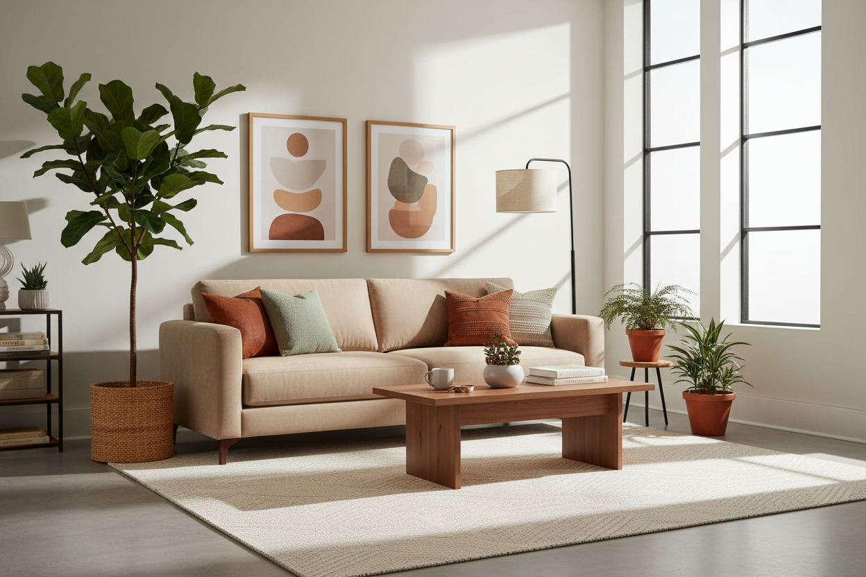 Reduzierte Materialien für ein stimmiges Interior – Warum weniger mehr ist