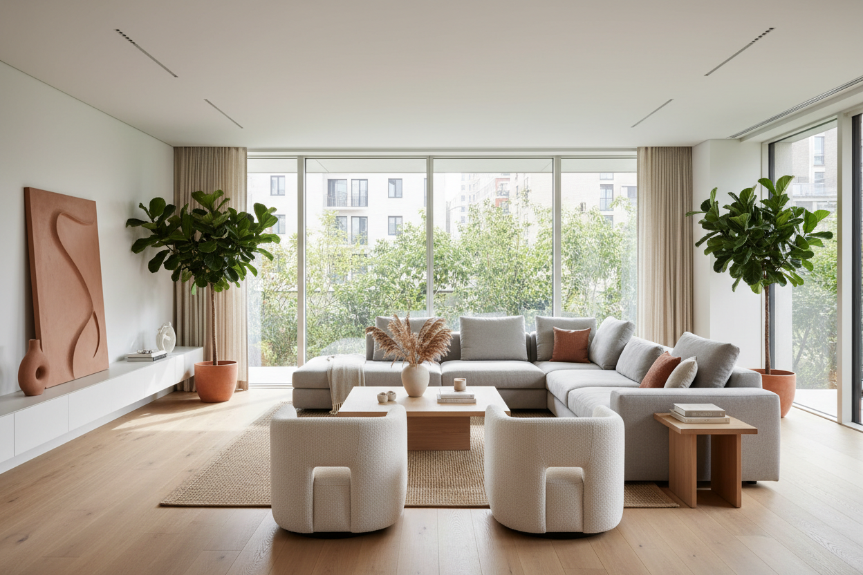 Wie der Farbton Moss Beige Ihre Räume in Oasen der Ruhe und Wärme verwandelt