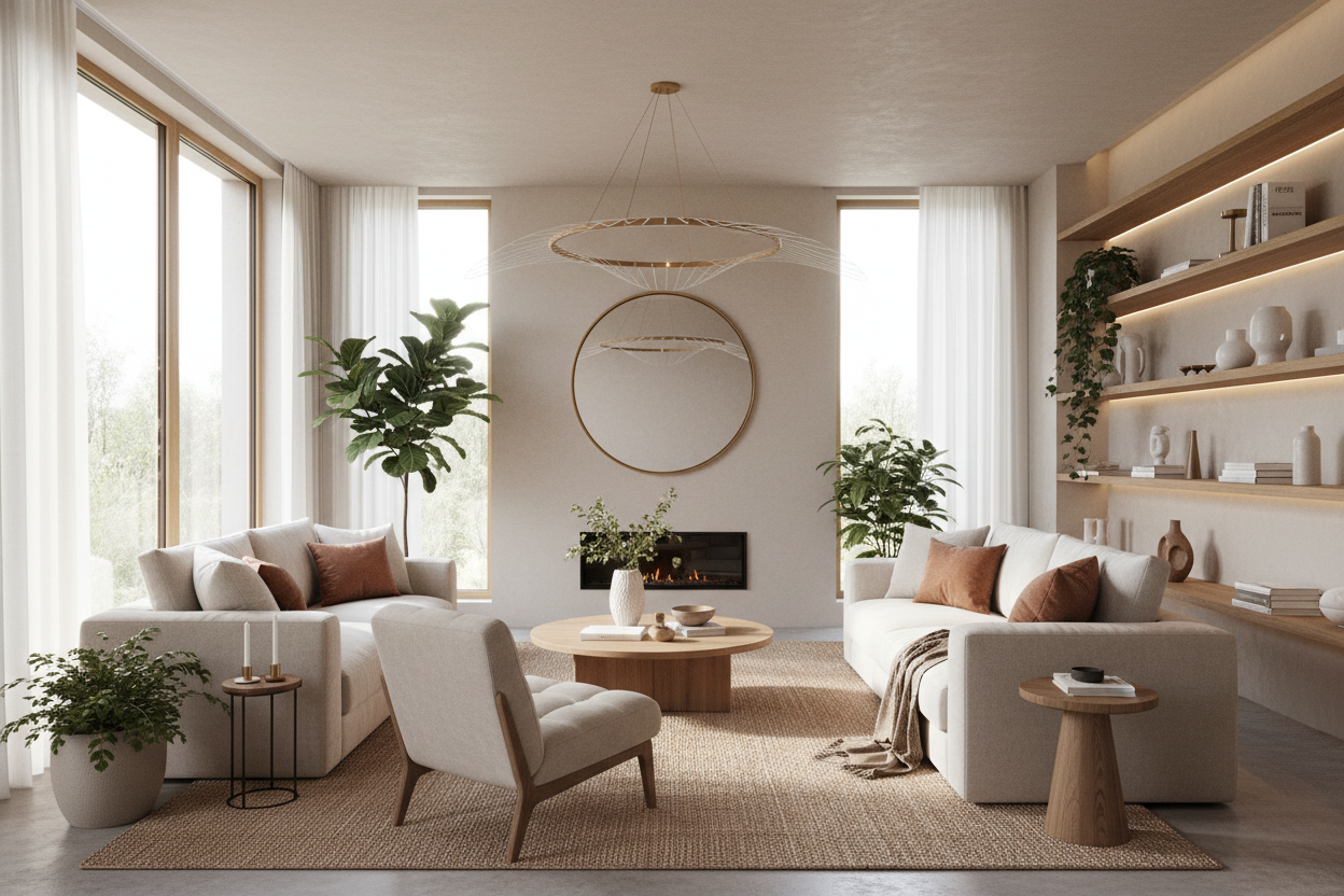 Interior neu definiert: Folien treffen auf Holz, Metall und Textilien