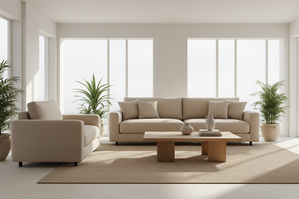 Wie Möbelfolien in Sandfarben und feinen weißen Streifen Ihre Kommoden modern und warm gestalten