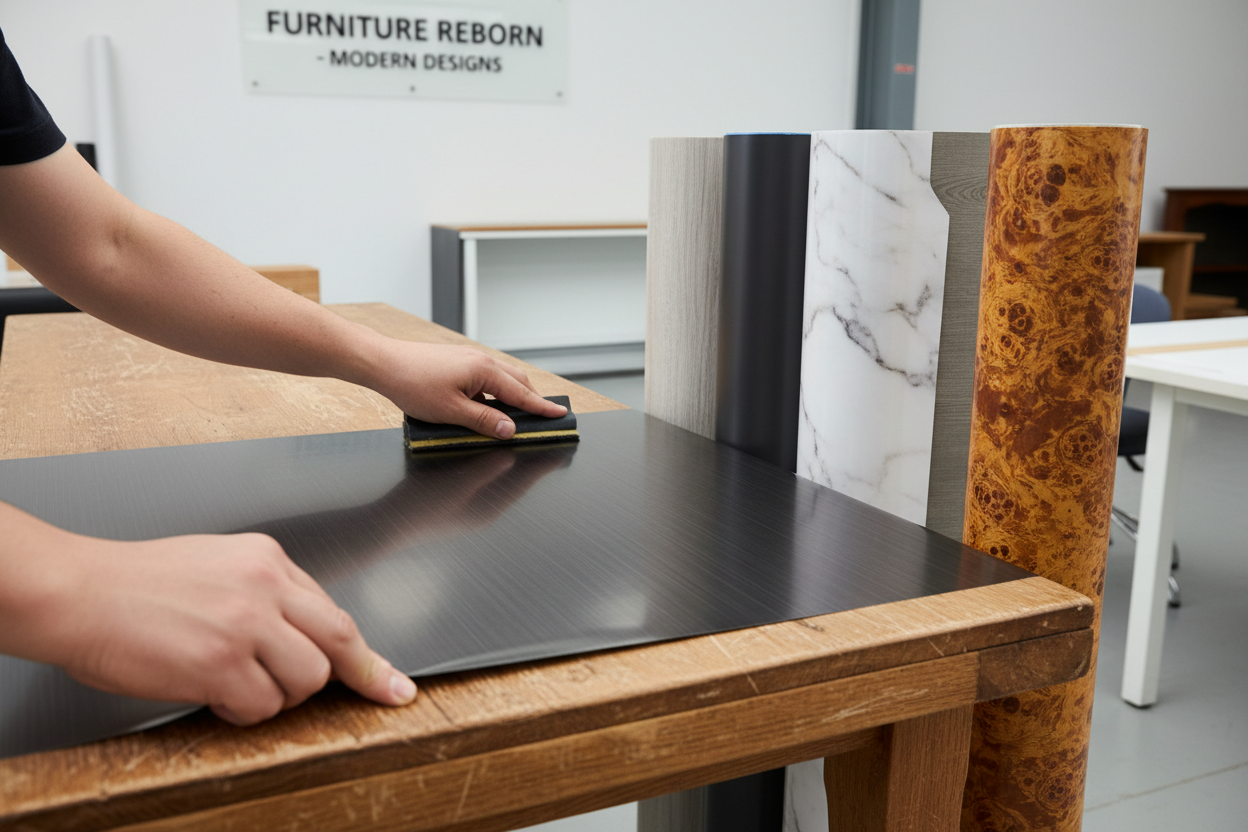 Möbelfolien gezielt einsetzen: So verleihen Sie kleinen Flächen neuen Glanz