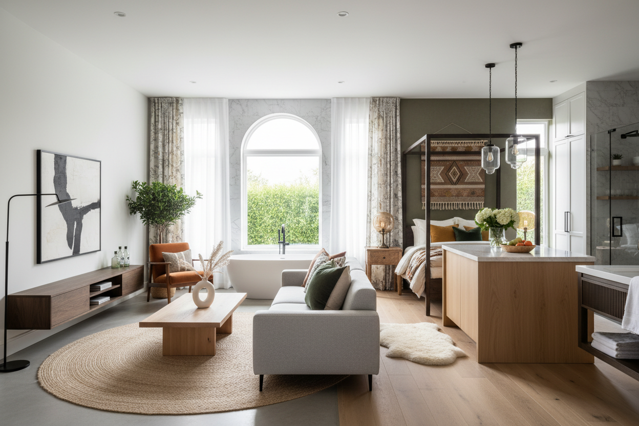 Räume wirkungsvoll gestalten: So verbinden Sie Farben und Texturen perfekt