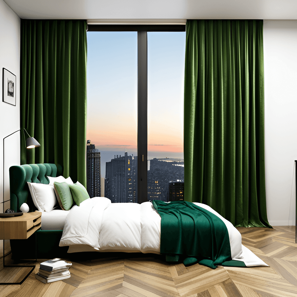 Vorhang in Grün: Ein Einzigartiger Look für Ihr Zuhause - MARAPON®
