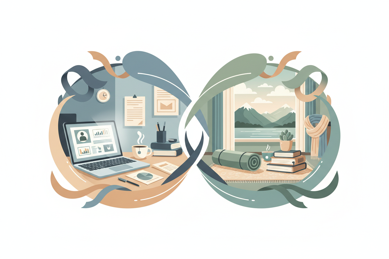 Wie Sie mit klar definierten Wohn- und Arbeitsbereichen Ihre Work-Life-Balance nachhaltig verbessern