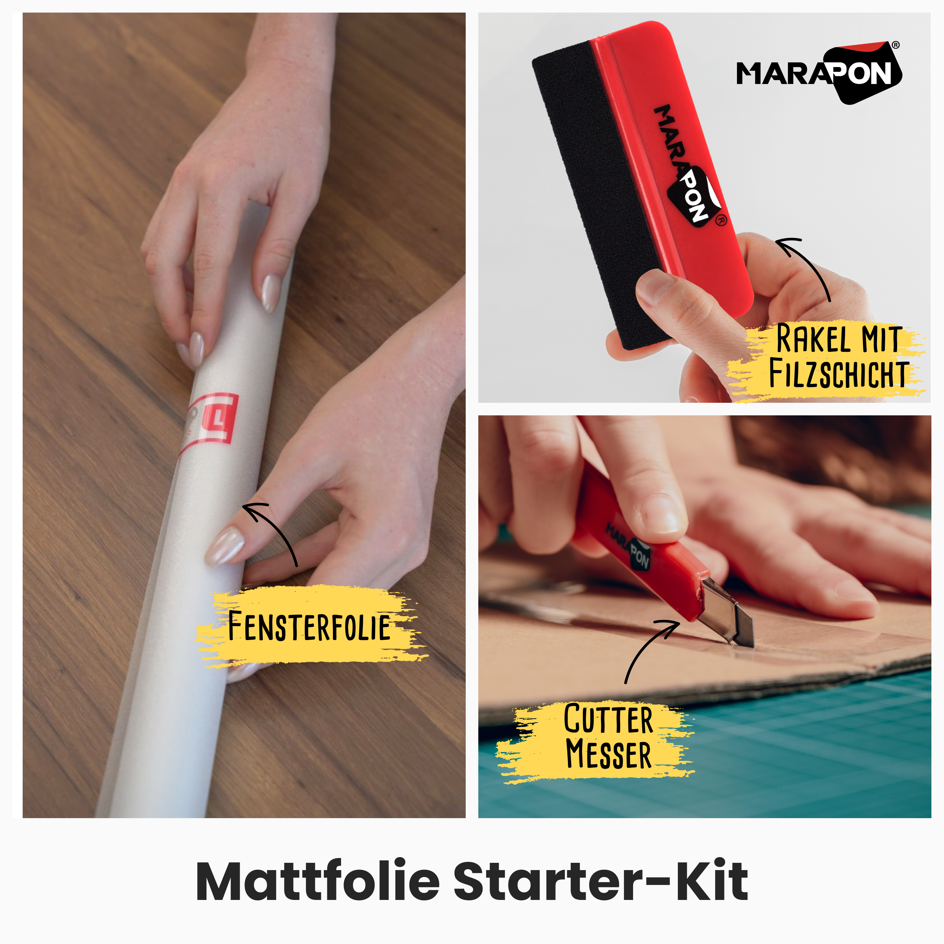 Mattfolie | Privatsphäre-Bundle | Starter-Kit